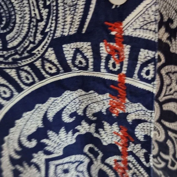 Robert Graham Luxe Paisley Print Button-Down Shirt‎ Men's Designer Fashion XL